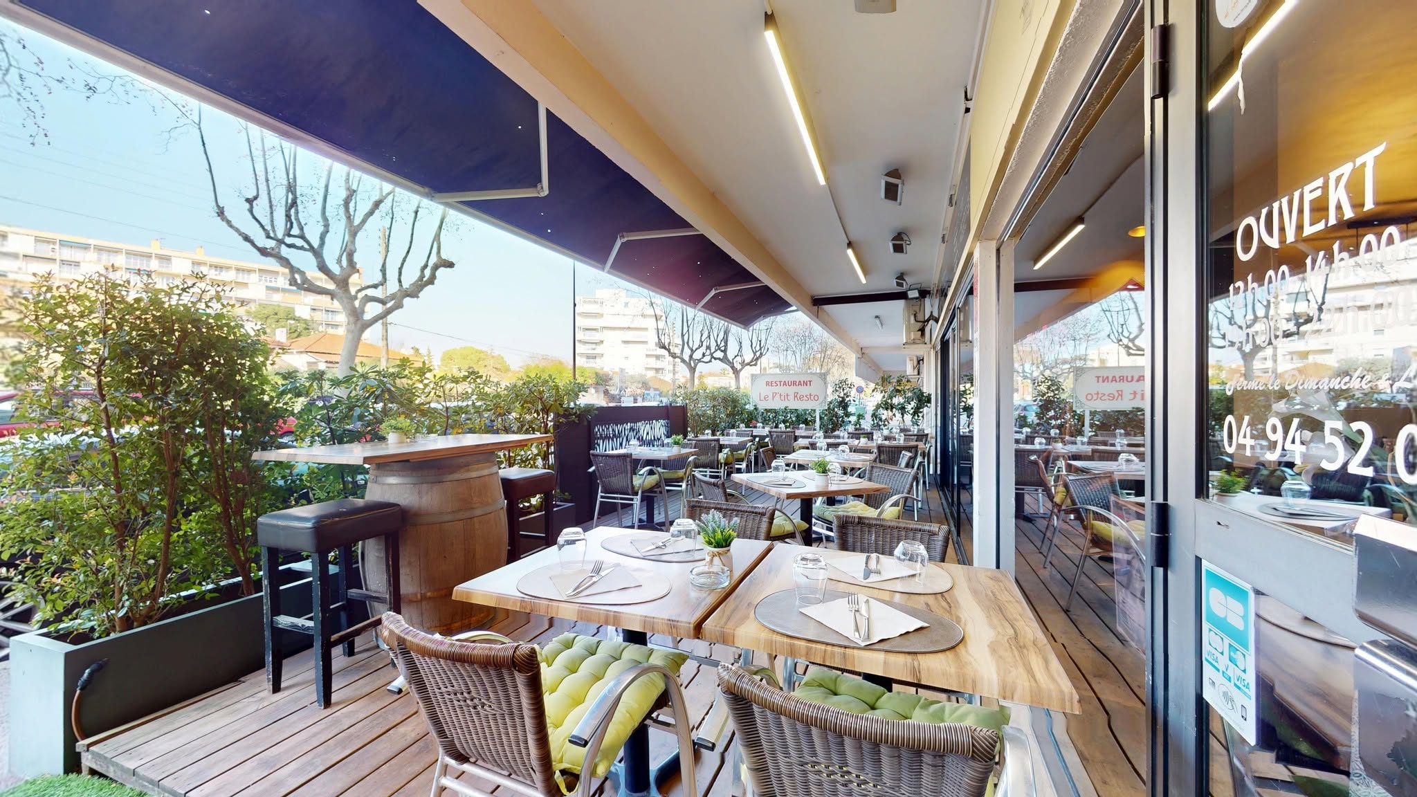 Terrasse en plein air