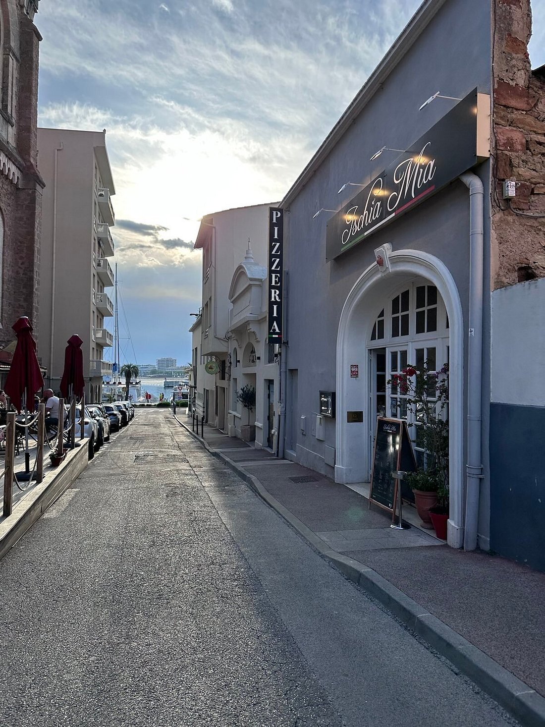 Façade de la pizzeria Ischia Mia