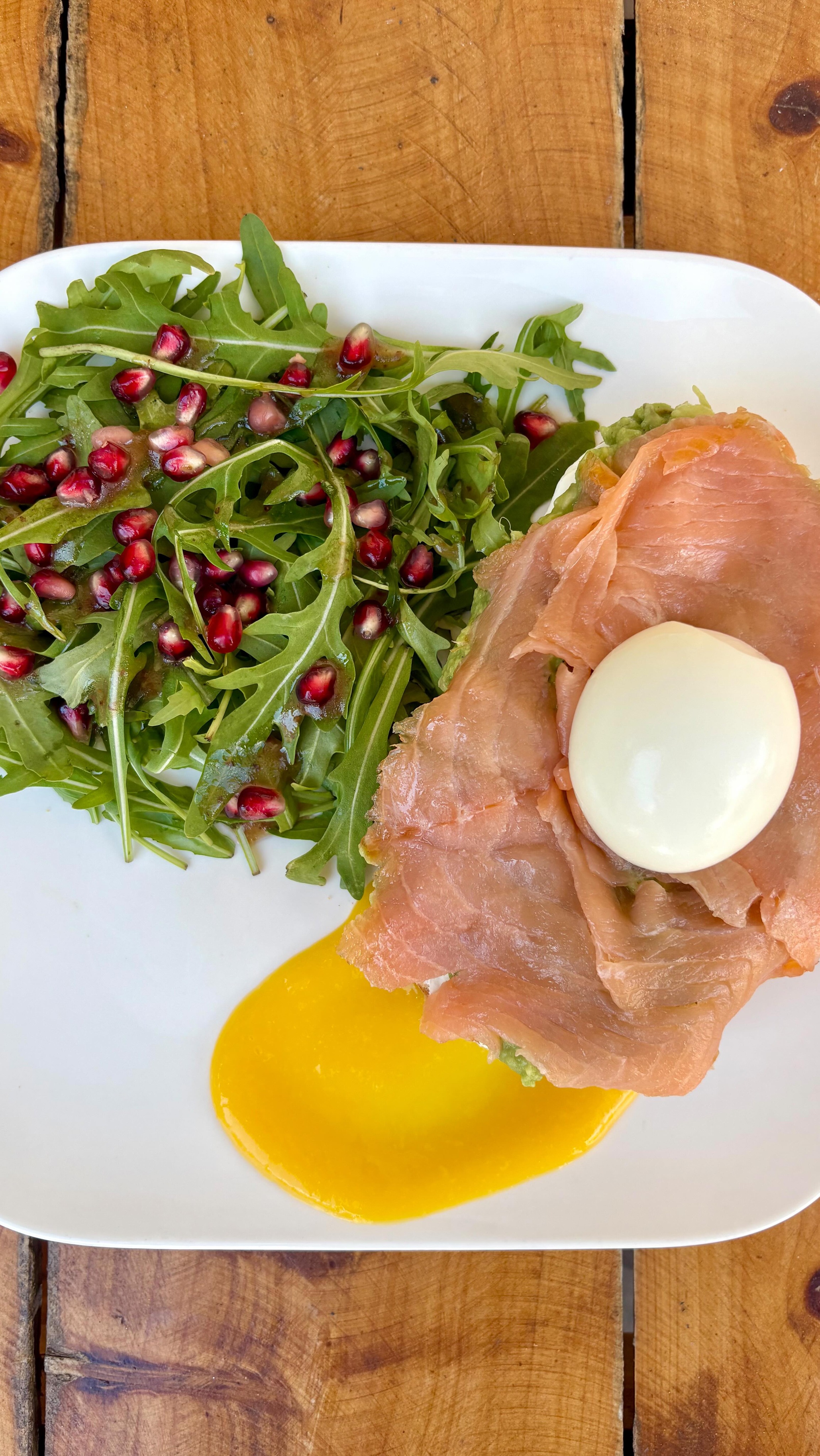 Salade de saumon fumé