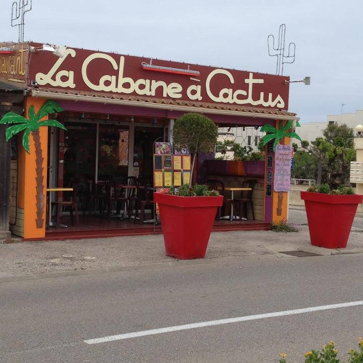 Façade de la Cabane à Cactus au Barcarès
