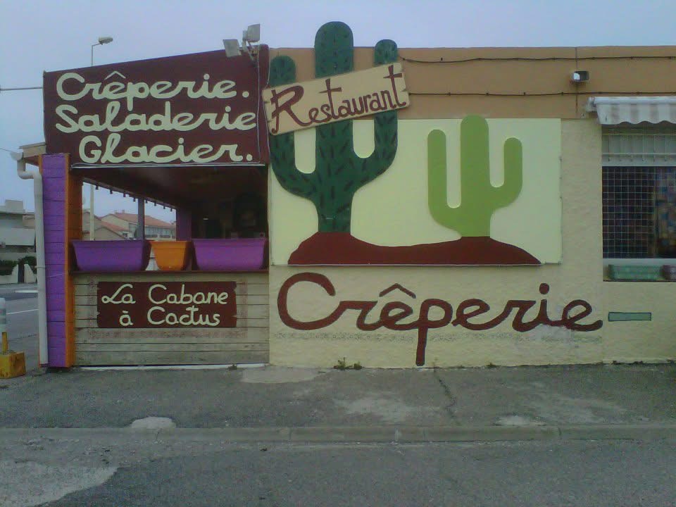Devanture du restaurant Cabane à Cactus